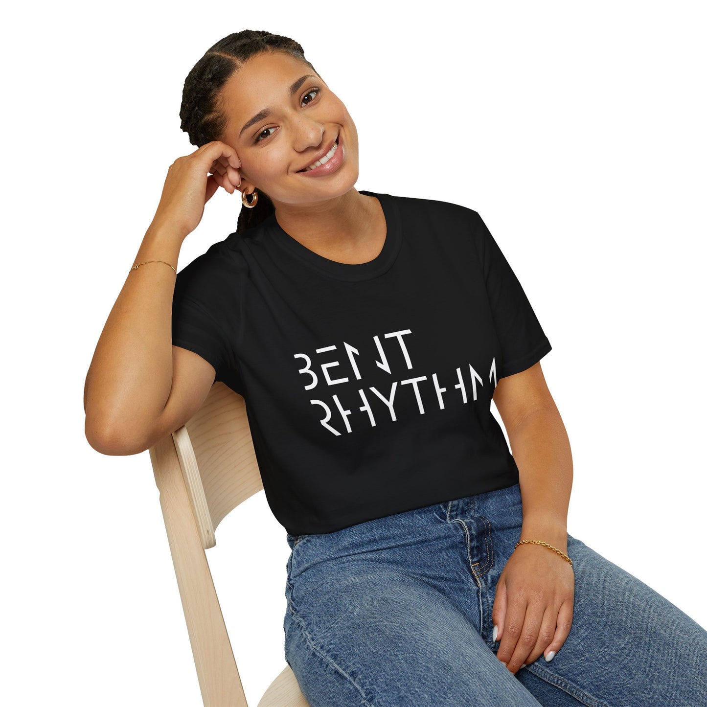 Bent Rhythm T-Shirt — Minimalist Modern Music Tee