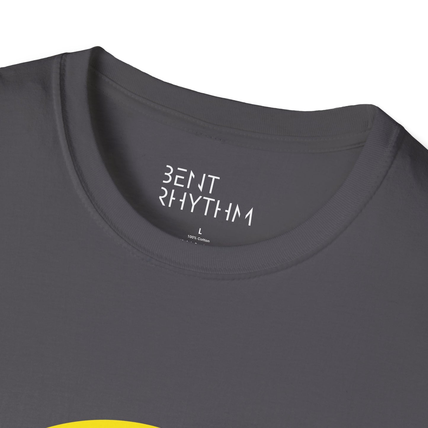 Smiley Acid Drip T-Shirt - Melting Yellow Smile Graphic Tee