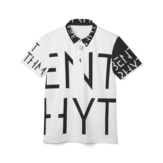 Stylish Unisex Polo Shirt with Bold Graphic Design