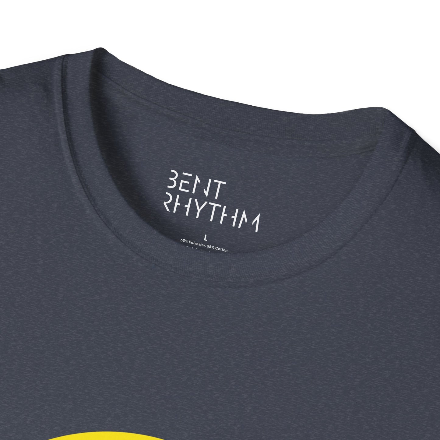 Smiley Acid Drip T-Shirt - Melting Yellow Smile Graphic Tee