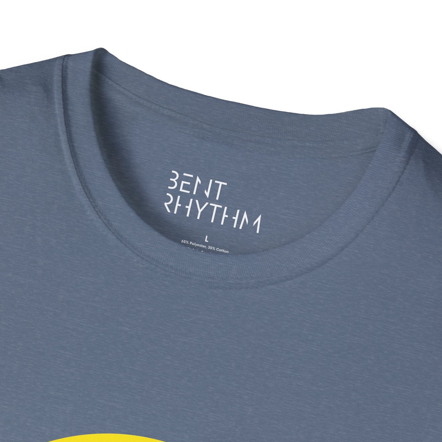 Smiley Acid Drip T-Shirt - Melting Yellow Smile Graphic Tee